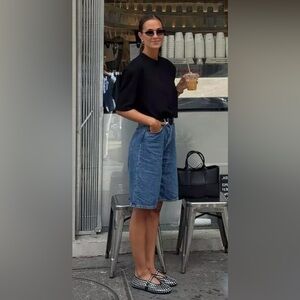 GAP Women’s Denim Bermuda Shorts - Dark Wash - Size 6/28